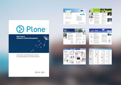 Seiten der Plone-Broschüre